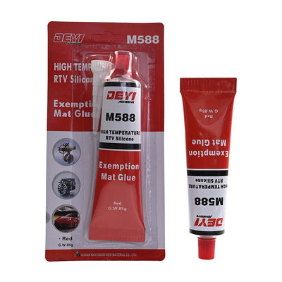 M588 Fabricant de joints RTV neutre à haute température en rouge pour l'étanchéité industrielle