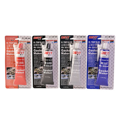 85g RTV adhésif pour joints en silicone pour tube Pack acide bleu étancheur 12 mois de durée de conservation