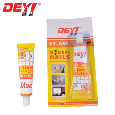 Liquide Pas plus de ongles Collage de décoration de la maison Adhésif étanche