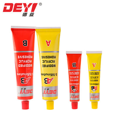 Adhésif acrylique modifié à durcissement rapide 3-5 minutes Adhésif de construction à durcissement rapide