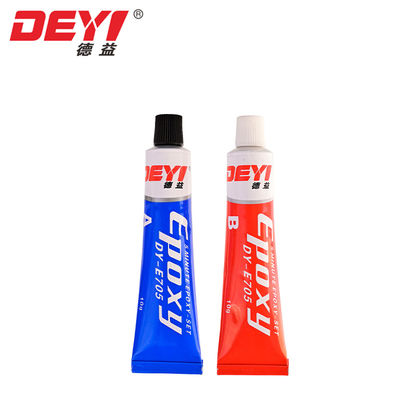 5 minutes de durcissement rapide de la colle époxy Gel noir et blanc pour les machines électriques