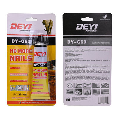 Rapide séchage Pas plus de colle d'ongles Liquide d'ongles de colle libre d'ongles d'adhésif de construction