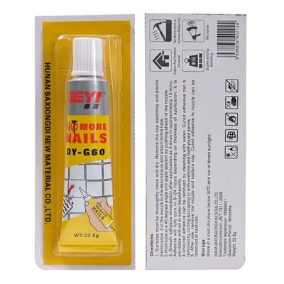 Rapide séchage Pas plus de colle d'ongles Liquide d'ongles de colle libre d'ongles d'adhésif de construction