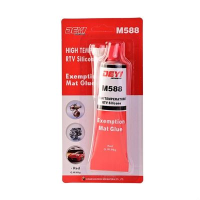 M588 Fabricant de joints RTV neutre à haute température en rouge pour l'étanchéité industrielle