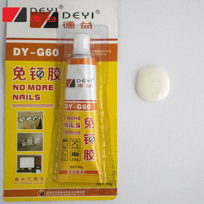 Construction d'adhésif polyvalent pour le mur photo sans ongles Collage liquide sans ongles