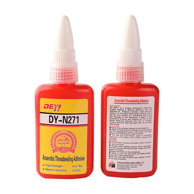 Threadlocker adhésif anaérobie à haute résistance rouge pour fixation industrielle
