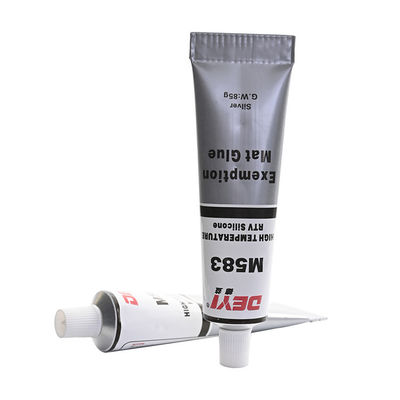 Fabricant de joints RTV haut en silicone gris de petit tube avec certificat RoHS