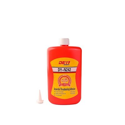 Durée de conservation 12 mois Métacrylate de résistance moyenne Vapeur d'angle Anaérobie Adhésif Threadlocker Bleu