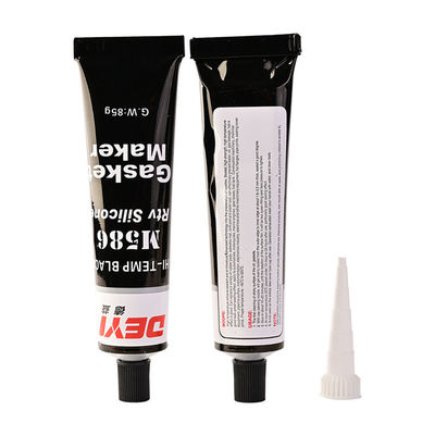 Résistant aux acides 85g Fabricant de joints d'étanchéité en silicone noir avec certificat SGS
