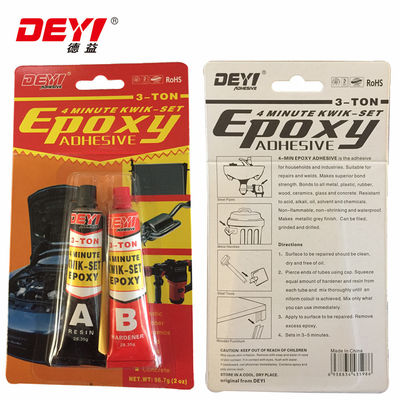 Résistance au cisaillement 20 Mpa Résine adhésive époxy en acier Dy-E705 pour une liaison rapide et solide