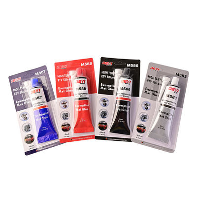 Collage de silicone gris de qualité professionnelle avec une faible odeur et une formule non acétique