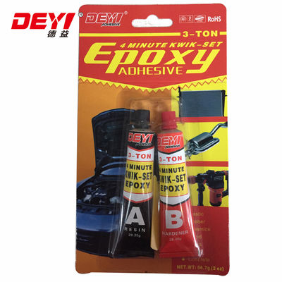 4-MIN résine d'expoxy gomme noire blanche pour une construction de liaison précise et efficace