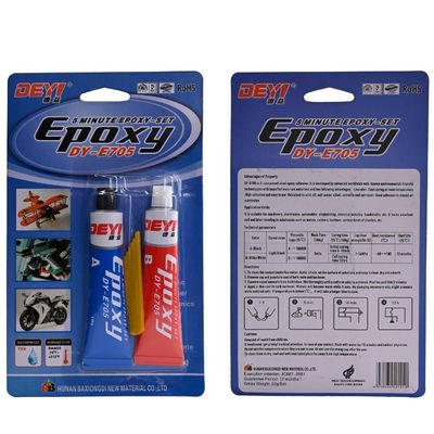 DY-E705 à durcissement rapide 5 min Résine époxy/adhésif époxy adhésif adhésif métallique pour l'industrie