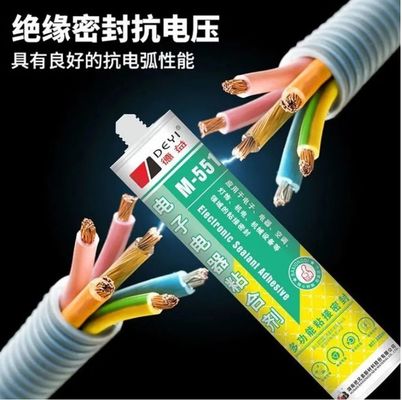 L'adhésif adhésif électronique en PVC noir et clair de qualité professionnelle