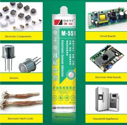 L'adhésif adhésif électronique en PVC noir et clair de qualité professionnelle