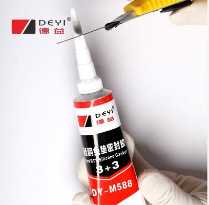 Sédatif de silicone RTV à haute température pour fabricant de joints rouges dans l'industrie du transport
