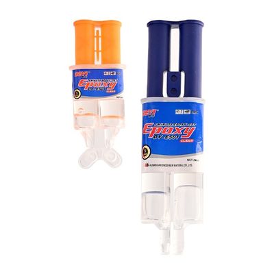 24 ml de seringue claire Adhésif époxy DDEYI Collage liquide de durcissement de 5 minutes avec approbation SGS