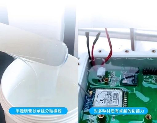 M705 étanche à l'eau à base de silicone pour lentilles LED transparentes et appareils d'éclairage