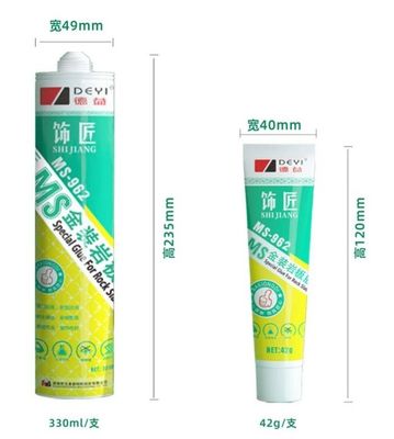 Adhésif pour la décoration de la maison avec des propriétés antifongiques Un composant 20-30min Temps de durcissement