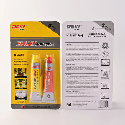 Résistant à haute température Epoxy Clear AB Adhésif 1 1 Ratio 5 Min Résistance à la liaison à sec