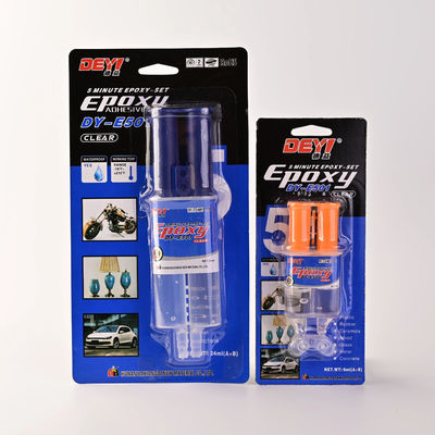Résistant à haute température Epoxy Clear AB Adhésif 1 1 Ratio 5 Min Résistance à la liaison à sec