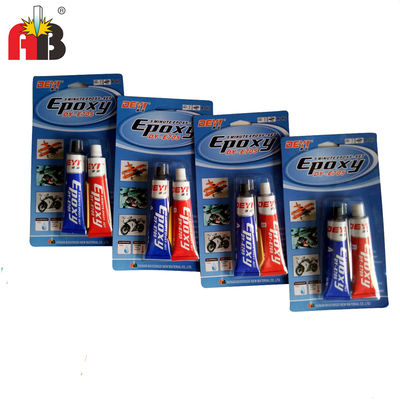 High Strength Epoxy AB Glue with Shear Strength ≥12 in White & Black for Room Temperature Curing