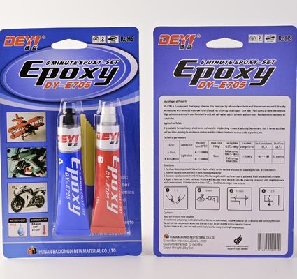 DEYI-E705 3 heures Temps de cicatrisation 5 kg Résistance à haute température Adhésif Epoxy Structural AB