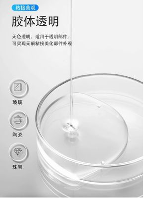 Résine époxy cristalline de 16 oz (474 ml) avec durcissement initial de 90 minutes et durcissement complet de 24 heures pour les travaux manuels DIY