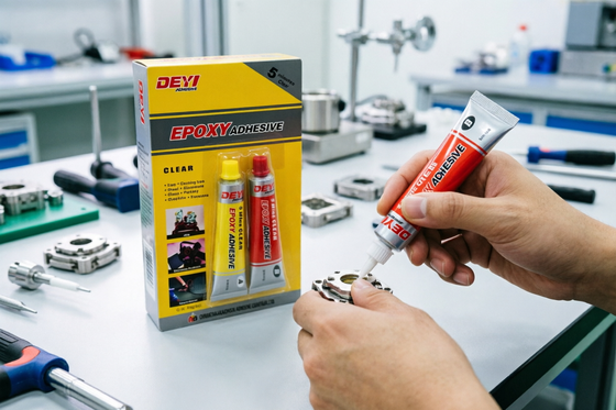 Epoxy AB Glue two component adhesive designed to deliver strong durable bonds on metal plastic wood and ceramic surfaces