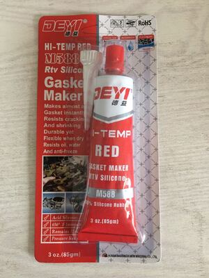 Grade industriel M588 fabricant de joints RTV neutre à haute température étanche rouge pour des applications de scellement efficaces et durables
