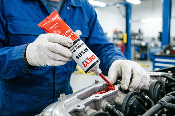 Grade industriel M588 fabricant de joints RTV neutre à haute température étanche rouge pour des applications de scellement efficaces et durables