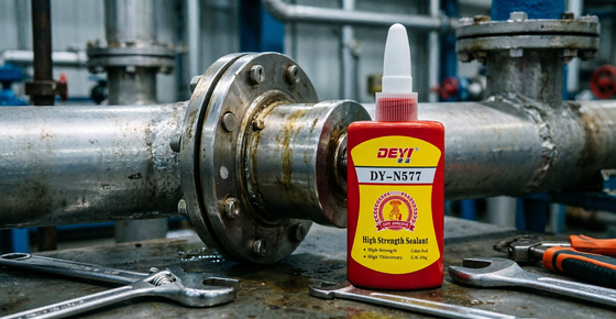 Adhésif Threadlocker conçu pour le scellant de tuyaux métalliques dans les applications pétrolières et gazières à haute pression, offrant un fort verrouillage des fils