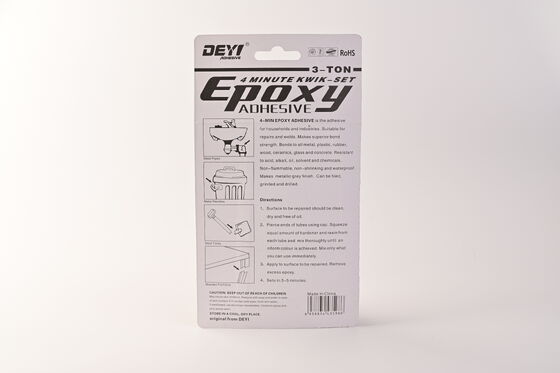Adhésif d'acier époxy à durcissement rapide: colle de soudage à froid de haute résistance de 5 tonnes pour la réparation des métaux