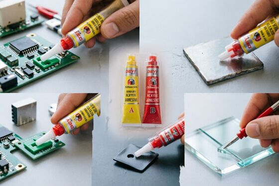 Adhésif Structurel de Qualité Industrielle | DEYI DY-J37 Colle Acrylique AB 5 Minutes pour Collage et Fixation