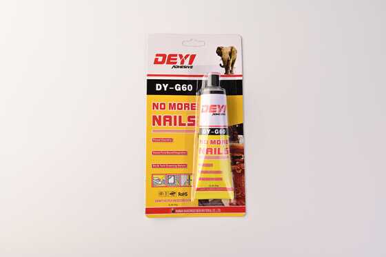 Adhésif de construction flexible et imperméable ¥ DEYI DY-G60 Strong Bonding Pas plus de colle pour miroirs et panneaux muraux
