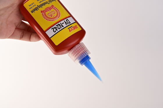 DEYI DY-N242 Threadlocker bleu à résistance moyenne - Adhésif anaérobie pour le verrouillage et l'étanchéité à vis M6-M36