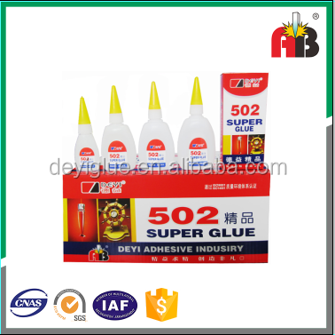 Super colle instantanée 502 | Adhésif industriel certifié ISO/ROHS/MSDS pour un fabricant de liaison rapide et sécurisée