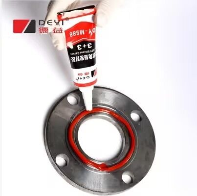 Adhésif de mastic à hautes températures de fabricant de joint de silicone de RTV rouge à hautes températures pour l'automobile