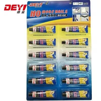 Adhésif de construction sans clous, colle liquide haute résistance, mastic pour bois et MDF