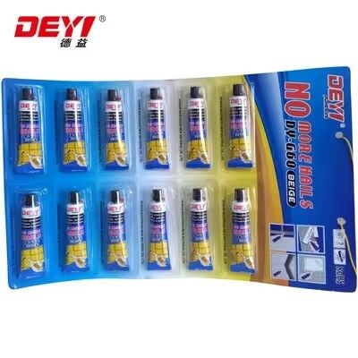Adhésif de construction sans clous, colle liquide haute résistance, mastic pour bois et MDF