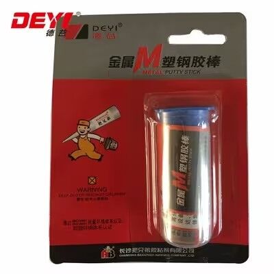 Mastic époxy métallique en deux parties, adhésif de construction, colle de réparation pour tuyaux et réservoirs