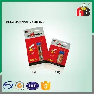 Mastic époxy métallique en deux parties, adhésif de construction, colle de réparation pour tuyaux et réservoirs