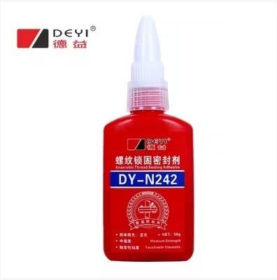 Adhésif anti-vibration à haute résistance bleu anaérobie pour verrouillage à vis