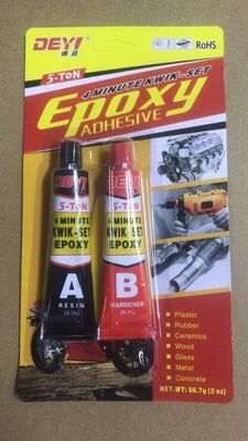 Époxy-AB adhésif métallique à durcissement rapide adhésif métallique à haute résistance pour la réparation industrielle et le collage