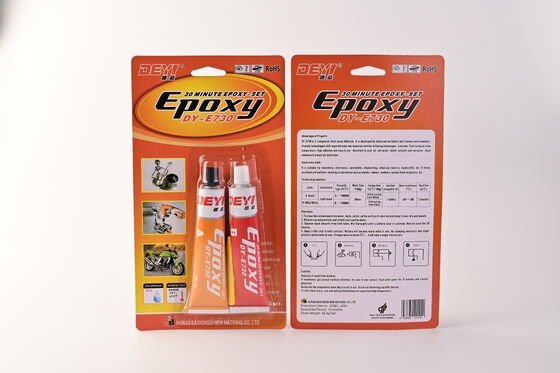 Colle époxy AB noire et blanche à durcissement rapide en 30 minutes, résine adhésive imperméable à haute résistance pour la réparation du métal et du plastique