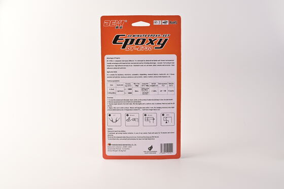 Colle époxy AB noire et blanche à durcissement rapide en 30 minutes, résine adhésive imperméable à haute résistance pour la réparation du métal et du plastique