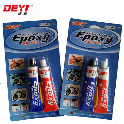 5 min de durcissement rapide Epoxy AB colle adhésif en acier inoxydable de haute résistance pour pièces de réparation automobile et moto