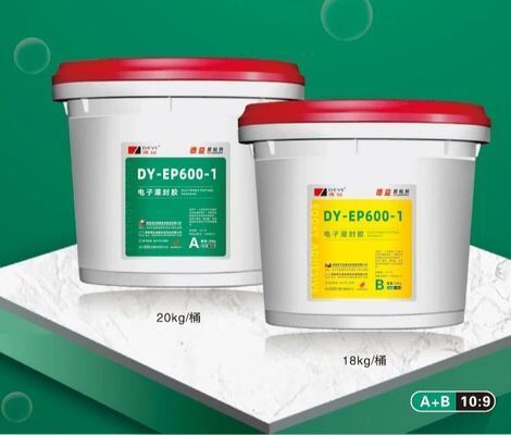 Résine époxy de haute résistance adhésive électrique pour la mise en pot résistance diélectrique élevée résistante à la chaleur pour l'isolation à tension moyenne et élevée équipement électrique industriel encapsulation et protection