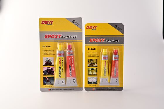 Adhésif à deux composants composé d'époxy AB Glue conçu pour fournir des liaisons durables et solides sur des surfaces métalliques, plastiques, bois et céramiques