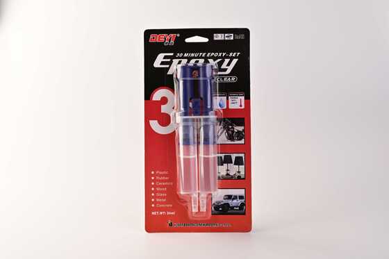 Collage epoxy industriel à haute résistance: résistant aux produits chimiques et aux huiles, adhésif AB non toxique